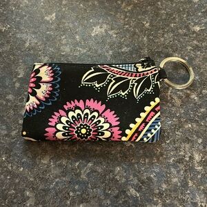 Vera Bradley keyring wallet